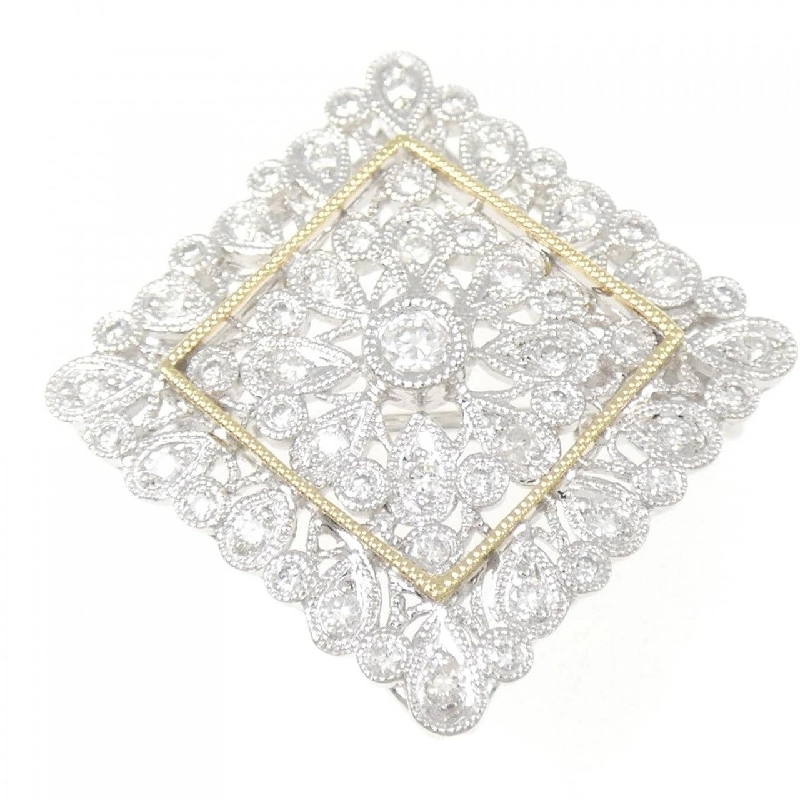 PT900/K18YG Kim cương Brooch 0.50CT - Hàng hiệu Chính hãng 869600