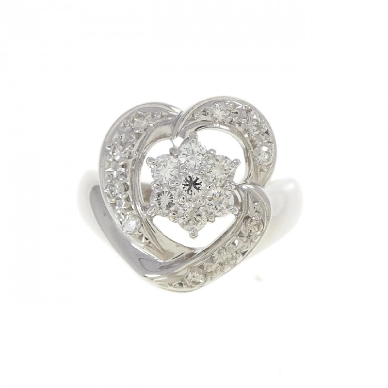 Nhẫn kim cương hoa PT900 0.50CT - Hàng hiệu Authentic 854050