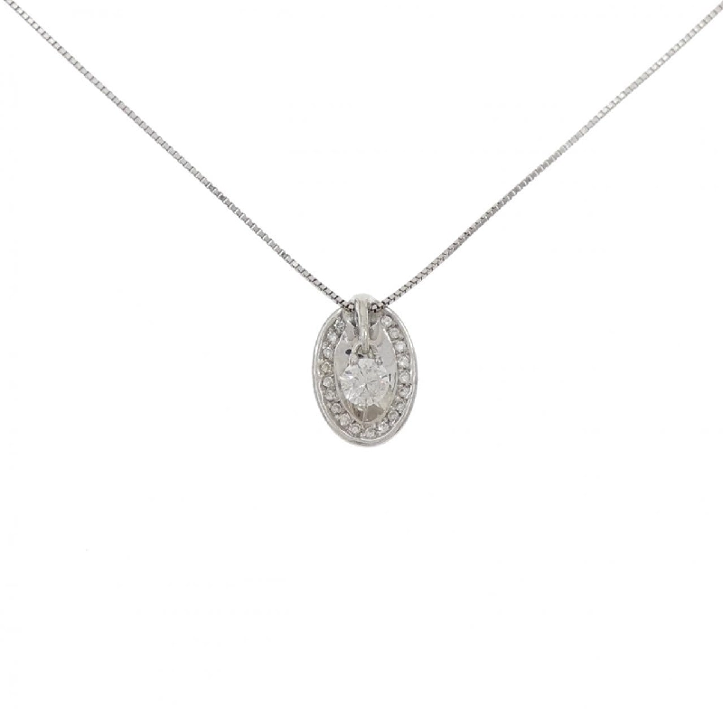 Dây chuyền kim cương K18WG 0.331CT - Hàng hiệu Chính hãng 857866