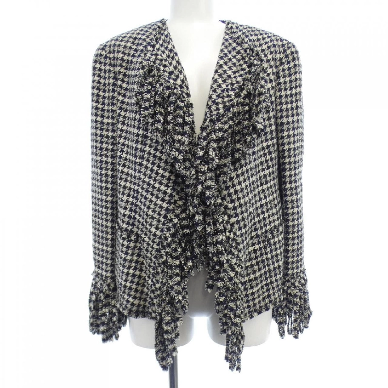 【Mã giảm giá】Áo khoác không cổ CHANEL 639215