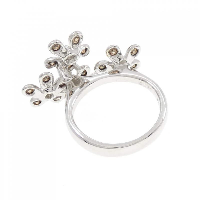 Nhẫn kim cương 750WG hoa 0.20CT 673227