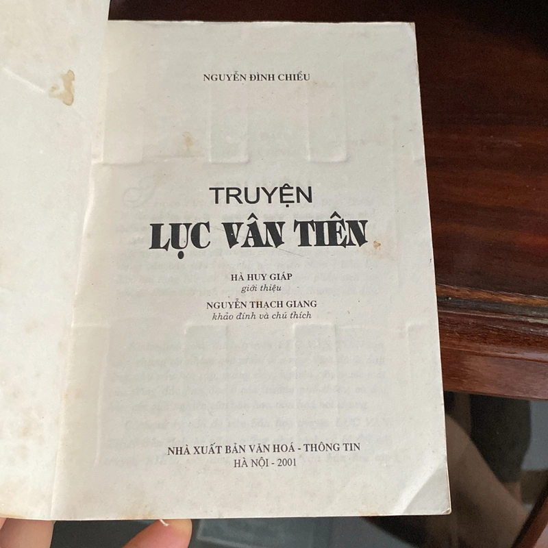 TRUYỆN LỤC VÂN TIÊN - NGUYỄN ĐÌNH CHIỂU (XB 2001) 473326