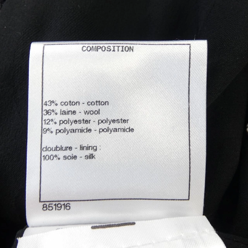 Áo khoác không cổ CHANEL - Hàng hiệu Authentic 826068