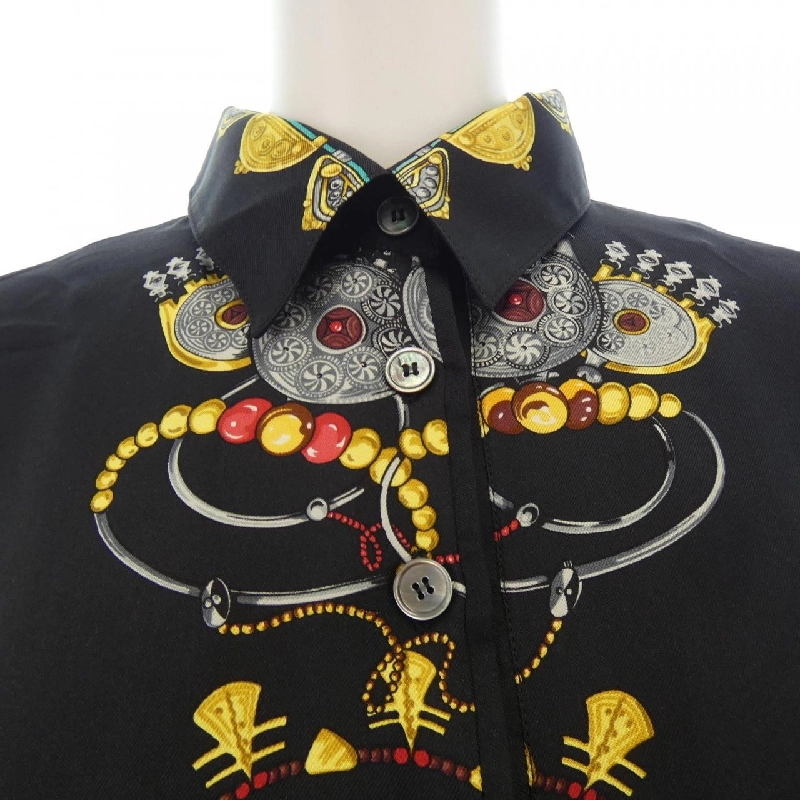 【Mã giảm giá】【Cổ điển】HERMES Áo 645818