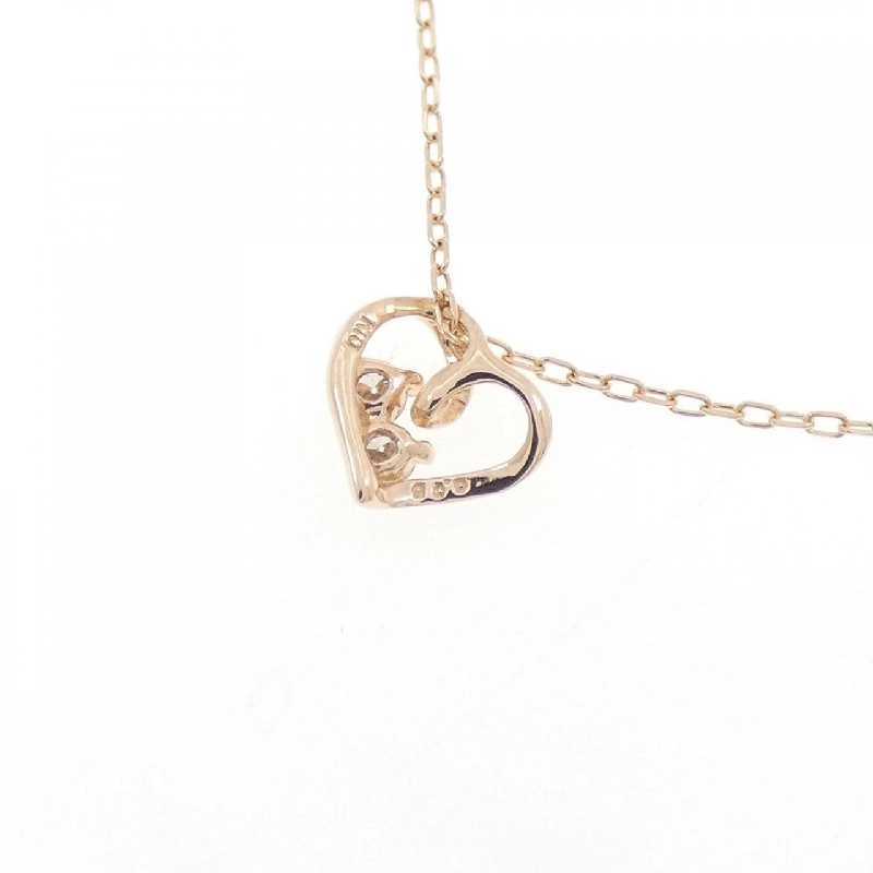 K10PG Dây chuyền kim cương hình trái tim 0.05CT - Hàng hiệu Chính hãng 856438