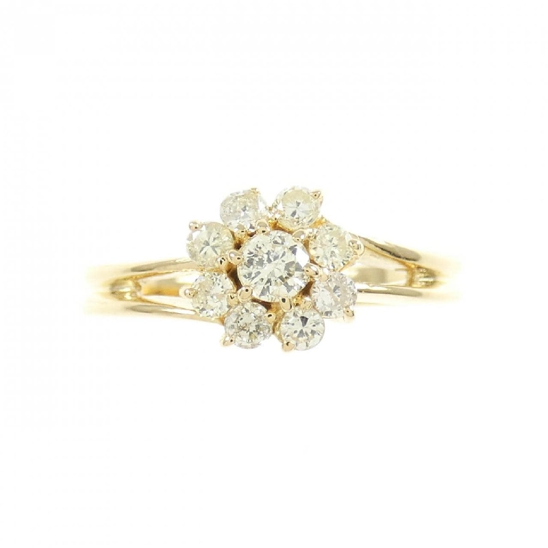 Nhẫn kim cương hoa K18YG 0.32CT - Hàng hiệu Chính hãng 857112