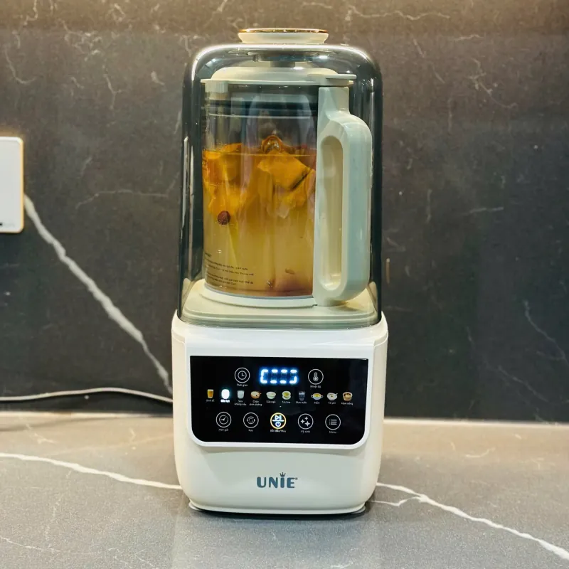 Máy làm sữa hạt UNIE UCB15 dung tích 1.5L, giảm ồn 30%, 10 chức năng nấu 785686
