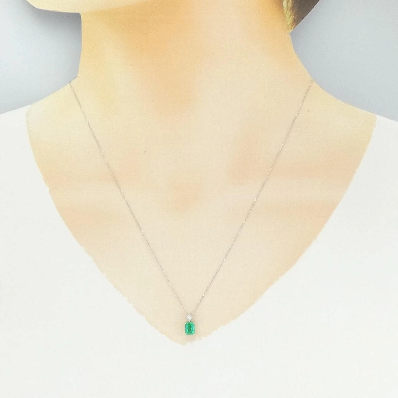 Dây chuyền ngọc lục bảo PT900 0.60CT - Hàng hiệu Chính hãng 857679