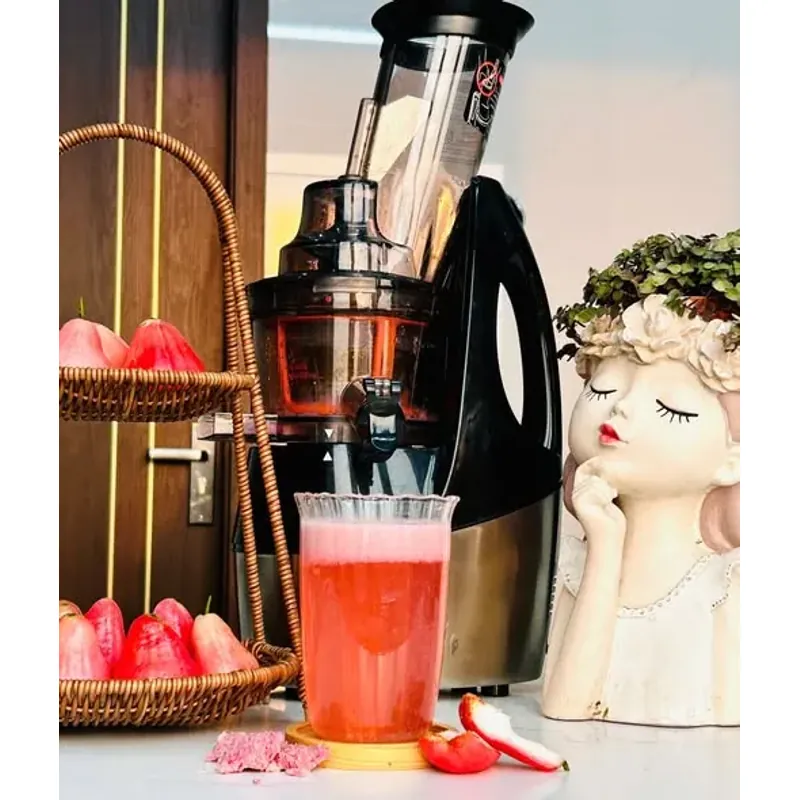 Máy ép chậm UNIE UE-580 công suất 240W, ép kiệt bã 98%, ống ép kết hợp lưỡi dao tiện lợi 799142