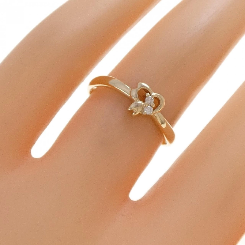 Nhẫn kim cương hình trái tim K9YG - Hàng hiệu Authentic 854138