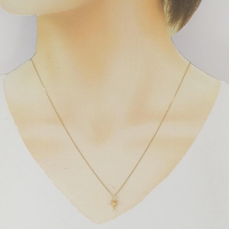 Trang sức Star Jewelry - Dây chuyền Crossing Star 0.04CT - Hàng hiệu Authentic 843682