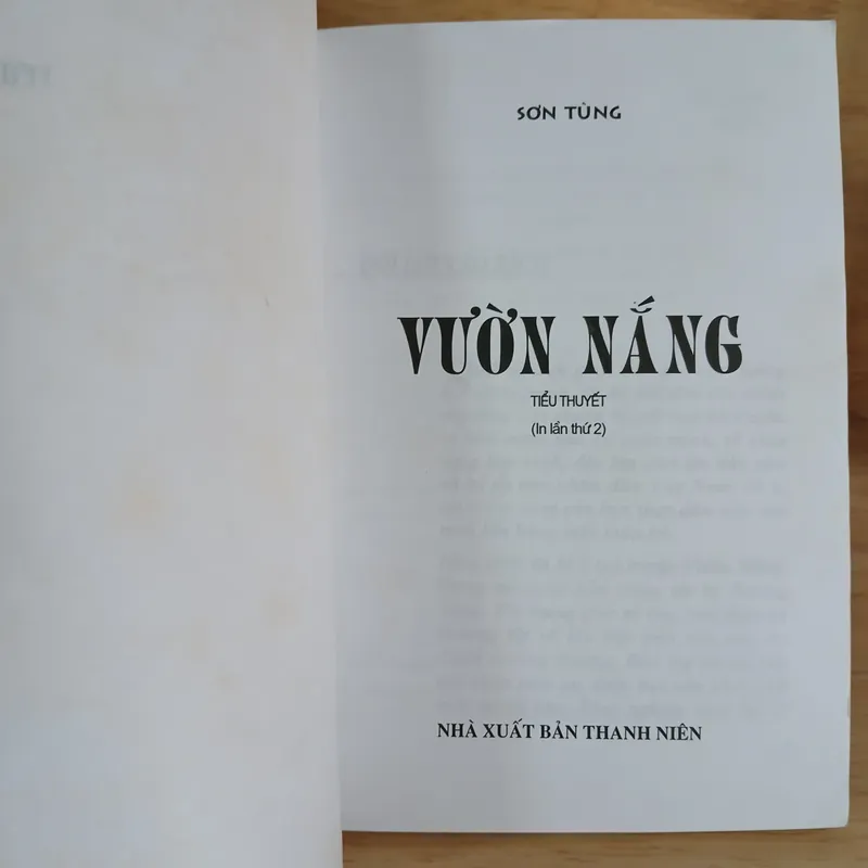 Tiểu Thuyết Vườn Nắng - Sơn Tùng 695484