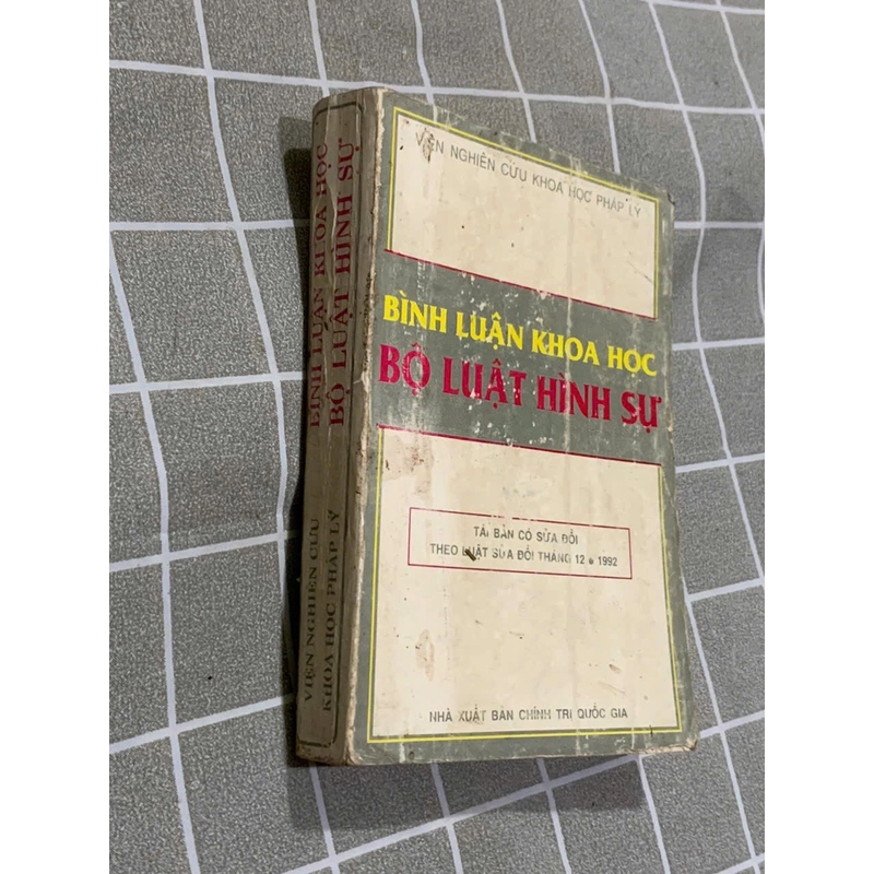 Bình luận khoa học Bộ luật hình sự -1993- 540 trang  544452