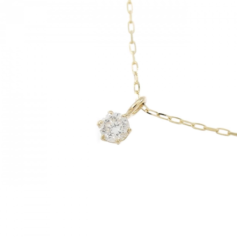 K18YG Solitaire Dây chuyền kim cương 0.05CT - Hàng hiệu Chính hãng 863669