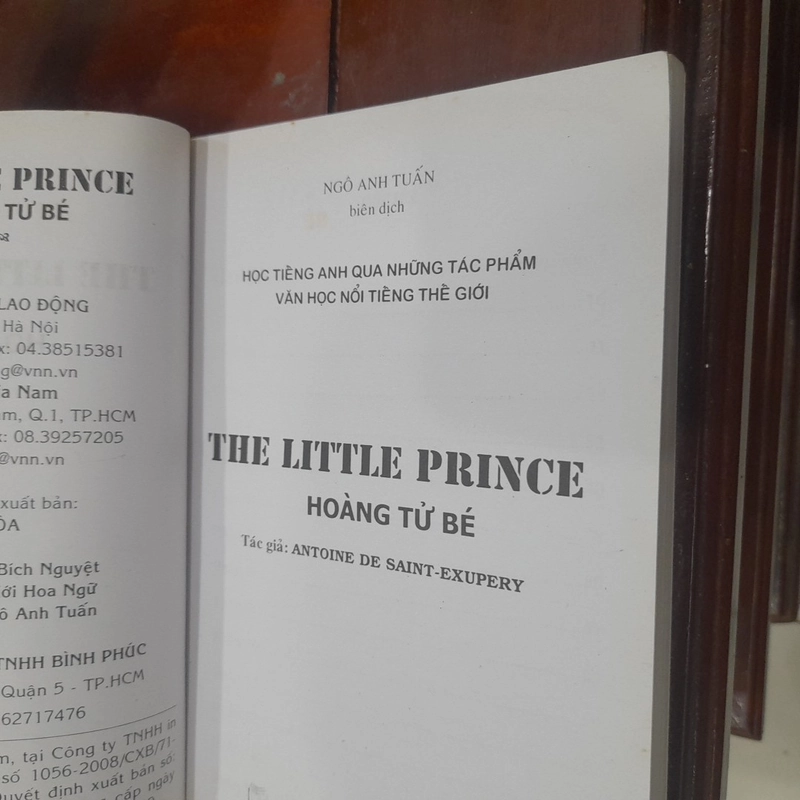 The little PRINCE (Hoàng tử bé bản tiếng Anh, có từ vựng và bản dịch tham khảo) 540600
