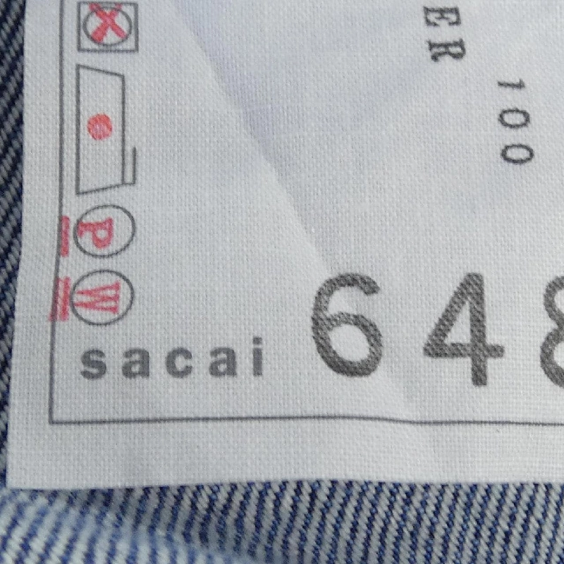 SACAI 23-06484 Áo Sơ Mi Ngắn Tay - Hàng hiệu Chính Hãng 774647