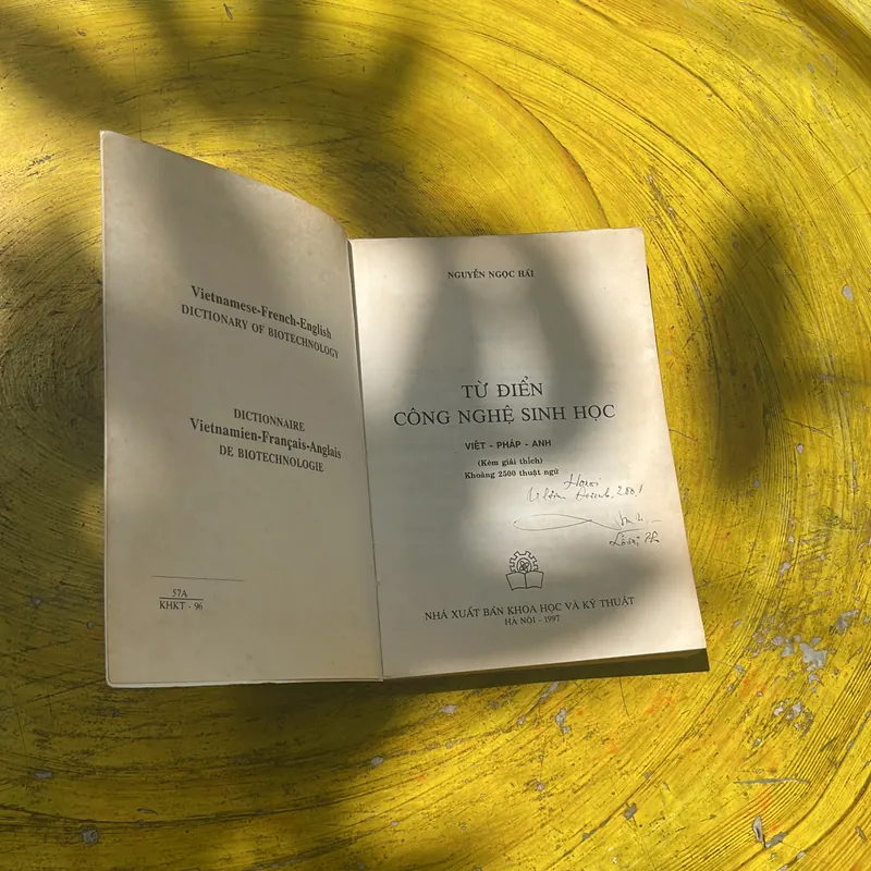 TỪ ĐIỂN CÔNG NGHỆ SINH HỌC VIỆT- PHÁP - ANH 695285
