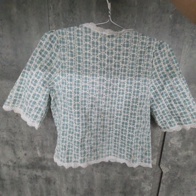 Áo sơ mi croptop 2hand 971870