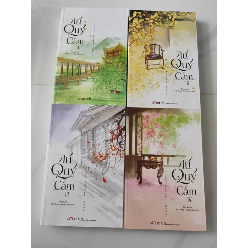 Combo 4 bộ Tứ Quý Cẩm- Tiểu thuyết Hà Giang- Nguyệt Lạc dịch 559463
