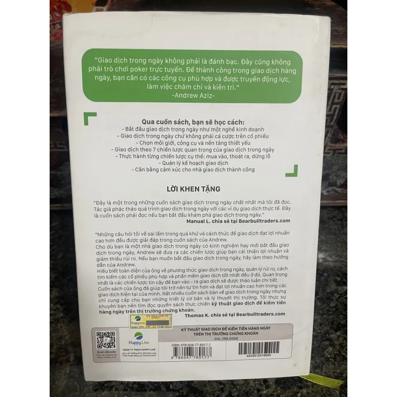 Kỹ thuật giao dịch để kiếm tiền hàng ngày trên thị trường chứng khoán Andrew Aziz 782583
