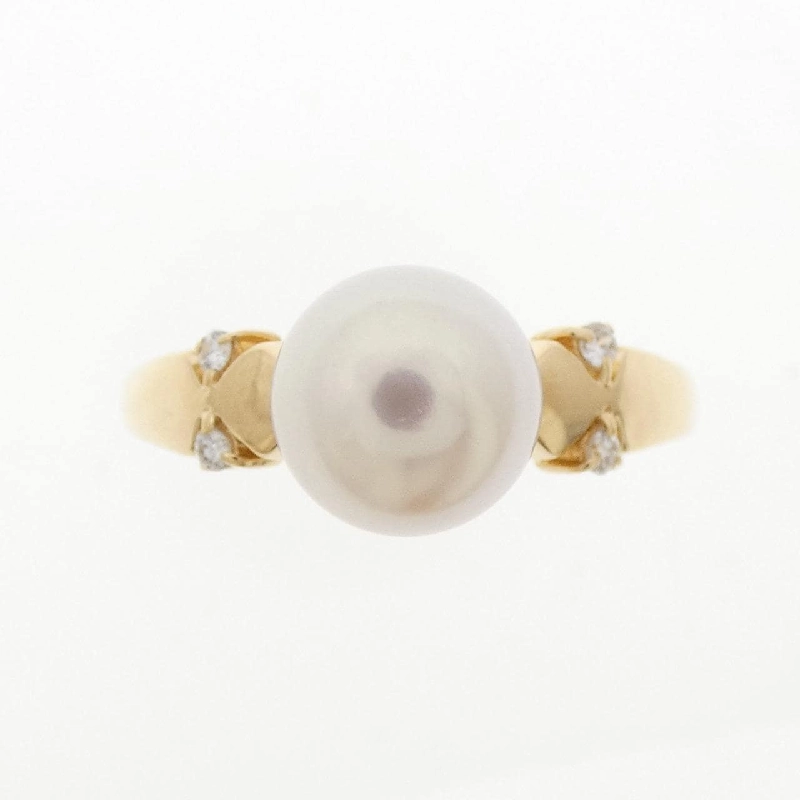 Nhẫn ngọc trai Akoya K18YG 6.8mm - Hàng hiệu Authentic 855329