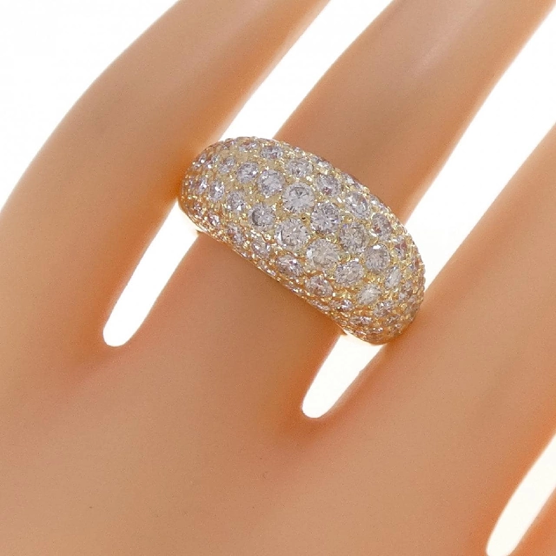Nhẫn kim cương Pavé 750YG 3.00CT - Hàng hiệu Chính hãng 850516
