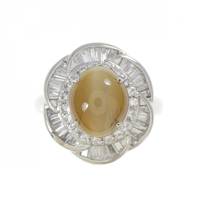 Nhẫn Chrysolite Cat's Eye PT900 2.95CT - Hàng hiệu Chính hãng 853095