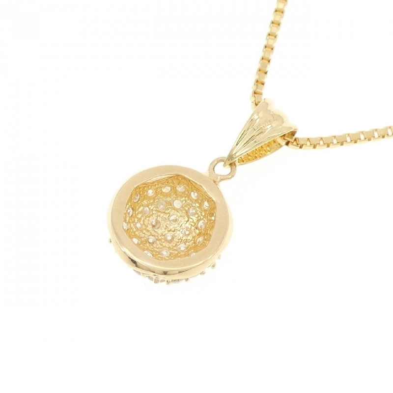 K18YG Pave Diamond Necklace 0.84CT - Hàng hiệu Authentic 849111