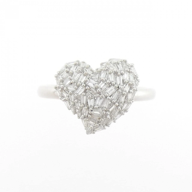 Nhẫn kim cương hình trái tim K18WG 0.25CT - Hàng hiệu Chính hãng 852160