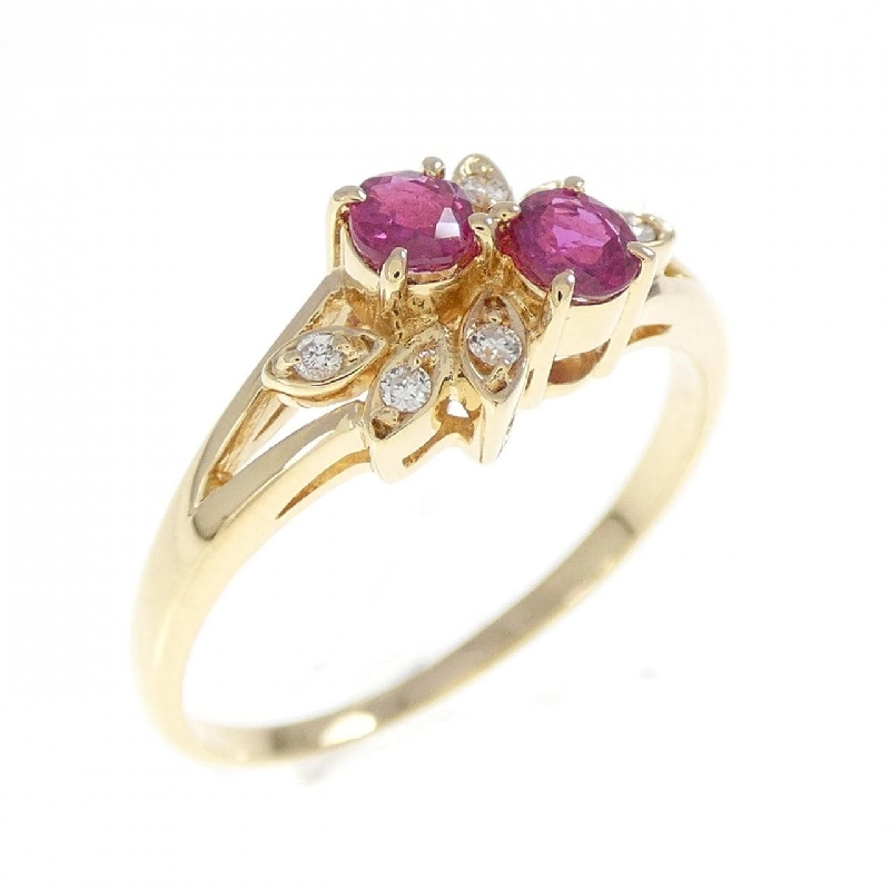 Nhẫn ruby K18YG 0.32CT 667281
