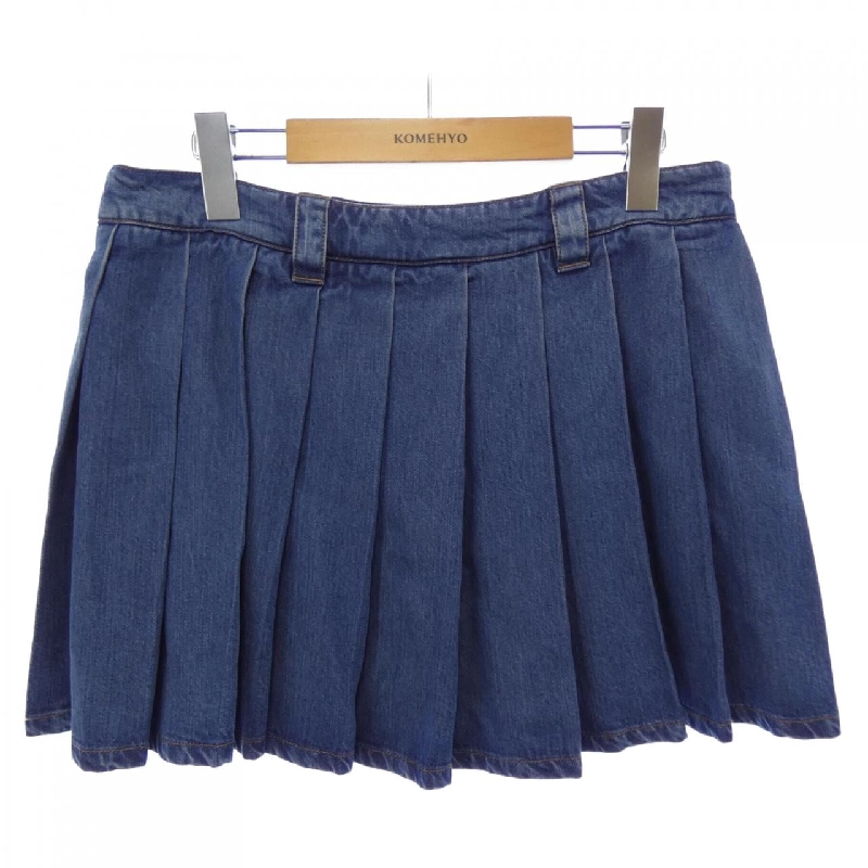 Chân váy mini denim MIU MIU - Hàng hiệu Authentic 648404