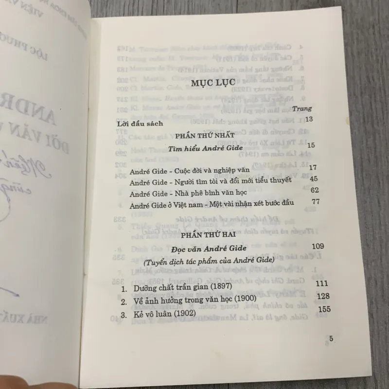 Andre gide đời văn và tác phẩm. Có chữ ký tặng của tg. 10b2 1026339