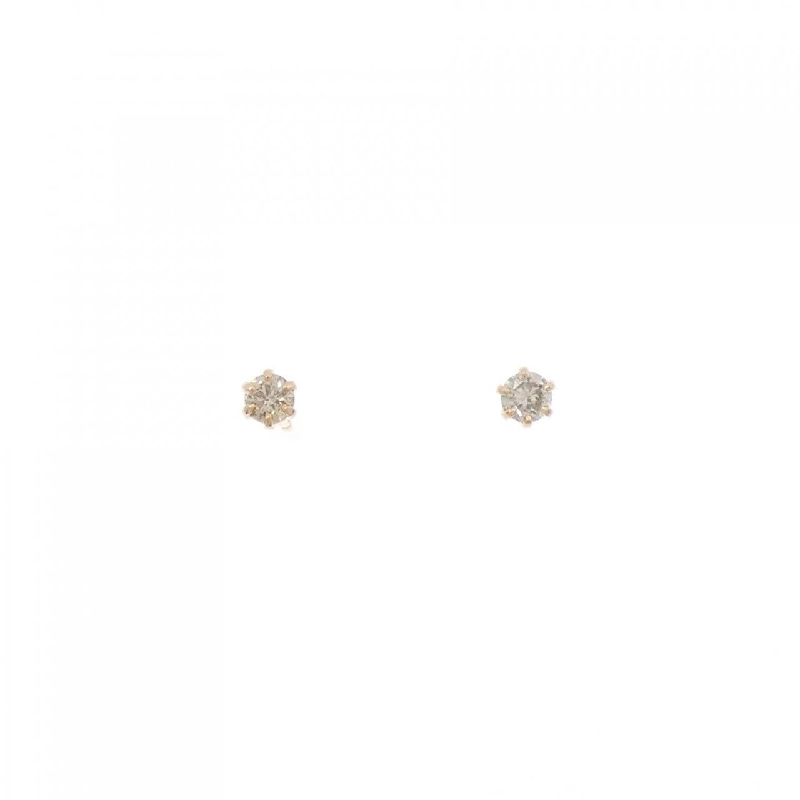 K18PG Bông tai kim cương 0.10CT - Hàng hiệu Chính hãng 862234