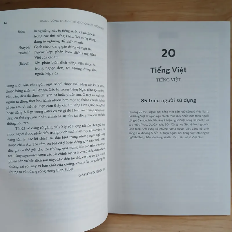 BABEL: Vòng Quanh Thế Giới Qua 20 Ngôn Ngữ - Gaston Dorren 675172
