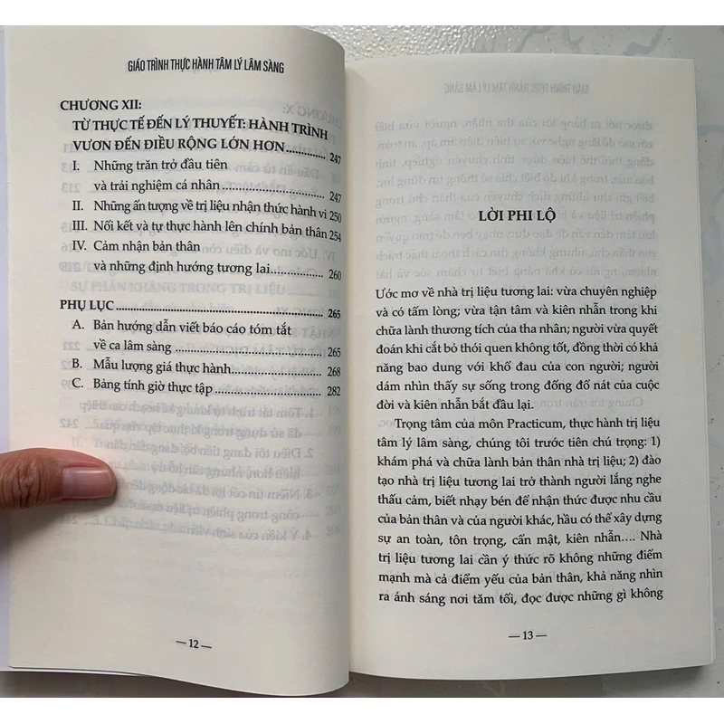 GIÁO TRÌNH THỰC HÀNH TÂM LÝ LÂM SÀNG - Tiến sĩ Nguyễn Thị Thanh Tú, Fmm 363938