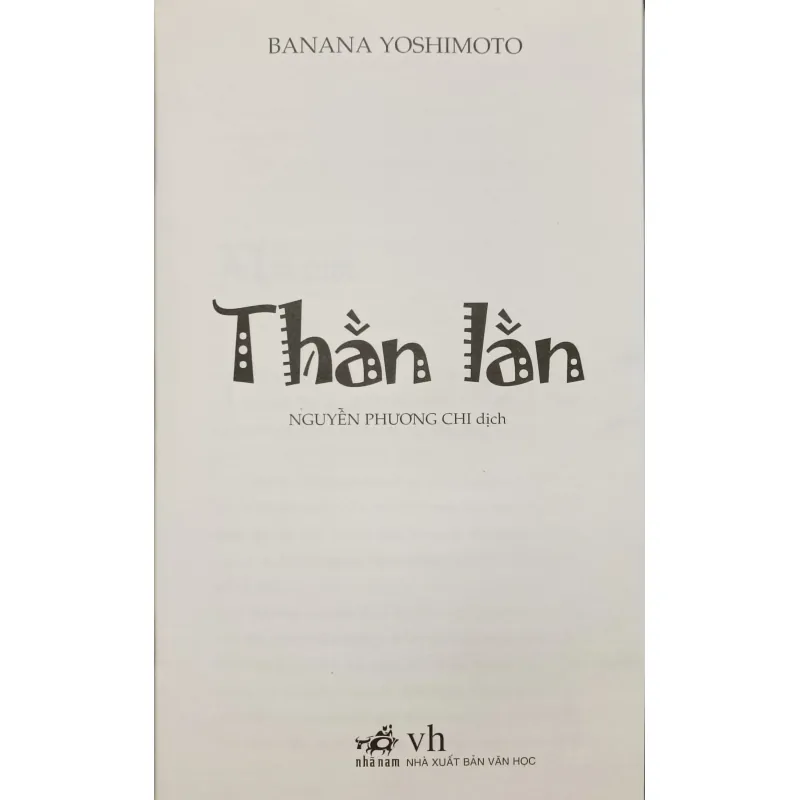 Thằn lằn (Banana Yoshimoto) 932847
