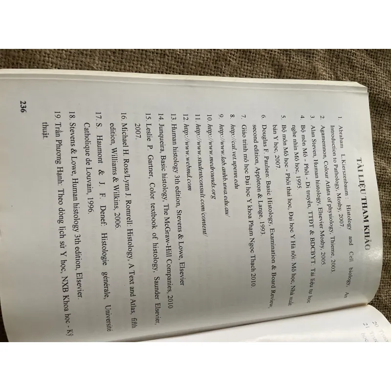 Mô học, sách y, khổ lớn 240 trang  791883