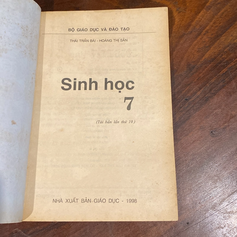 SINH HỌC 7 (XB 1998) 503070