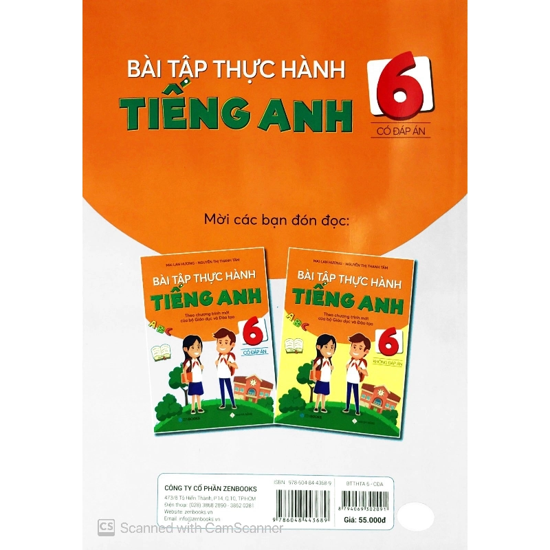 Bài Tập Thực Hành Tiếng Anh 6 (Có Đáp Án) - Theo Chương Trình Mới Của Bộ Giáo Dục Và Đào Tạo - Mai Lan Hương, Nguyễn Thị Thanh Tâm 288676