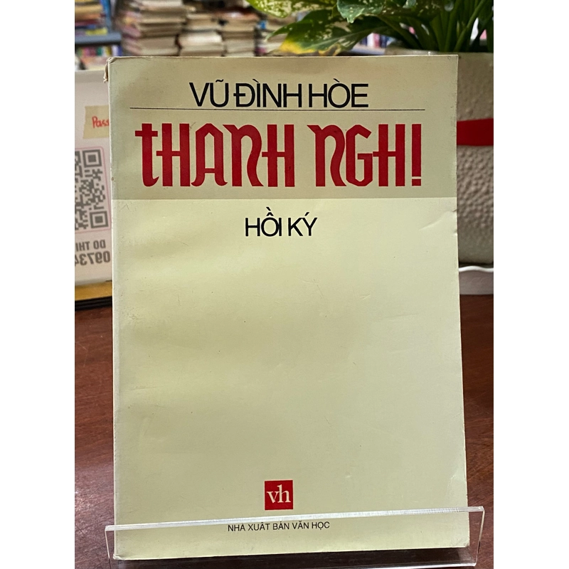 THANH NGHỊ HỒI KÝ - VŨ ĐÌNH HOÈ 305207