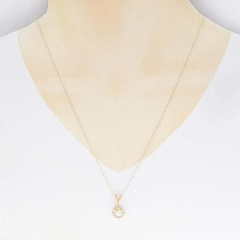 Dây chuyền kim cương K18YG 0.32CT - Hàng hiệu Chính hãng 851252