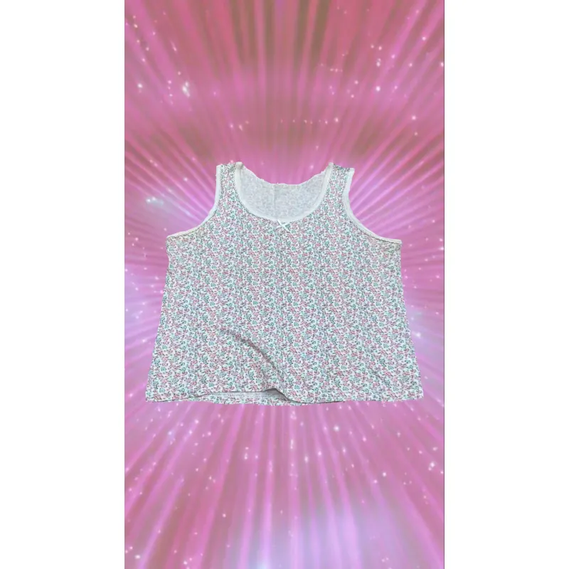 ÁO HAI DÂY Y2K HOA NHÍ 1022262