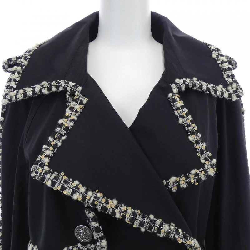 CHANEL P23285V14100 04P Áo khoác trench - Hàng hiệu Authentic 814377