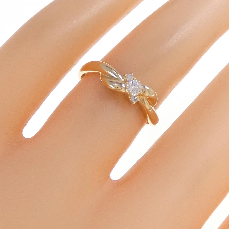 Nhẫn kim cương K18YG 667766