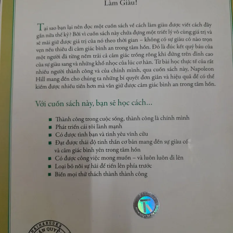 Làm giàu của Napoleon Hill 574997