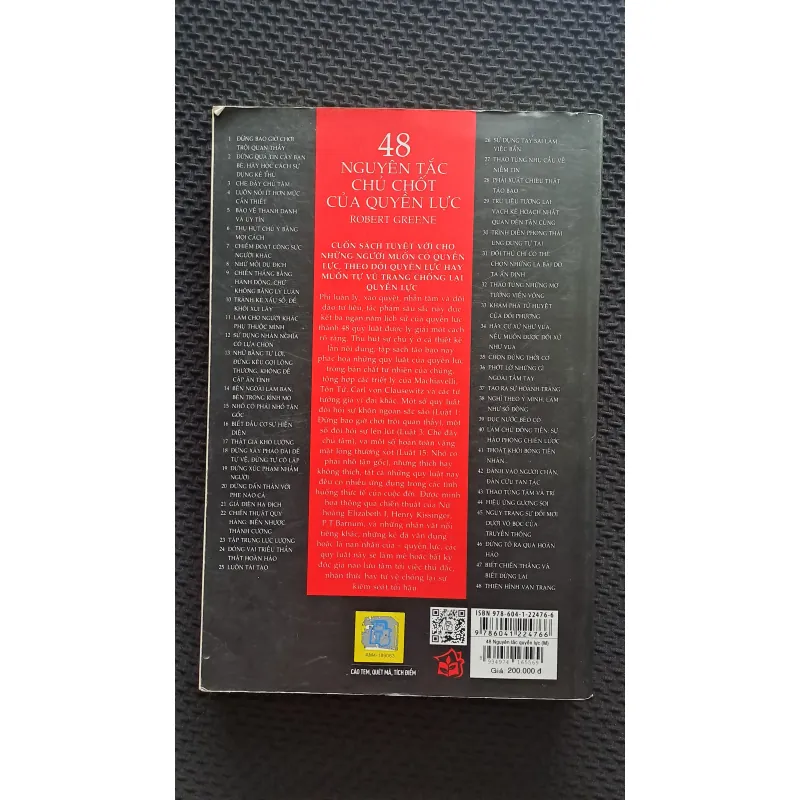 48 nguyên tắc chủ chốt của quyền lực - Robert Greene 1042189