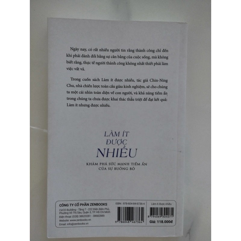 Làm ít được nhiều- Ching-ning Chu 312536