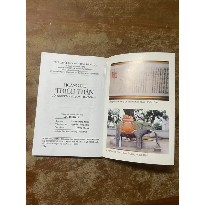 HOÀNG ĐẾ TRIỀU TRẦN CỘI NGUỒN- ẤN TƯỢNG DÂN GIAN- TRƯỜNG KHÁNH 683098