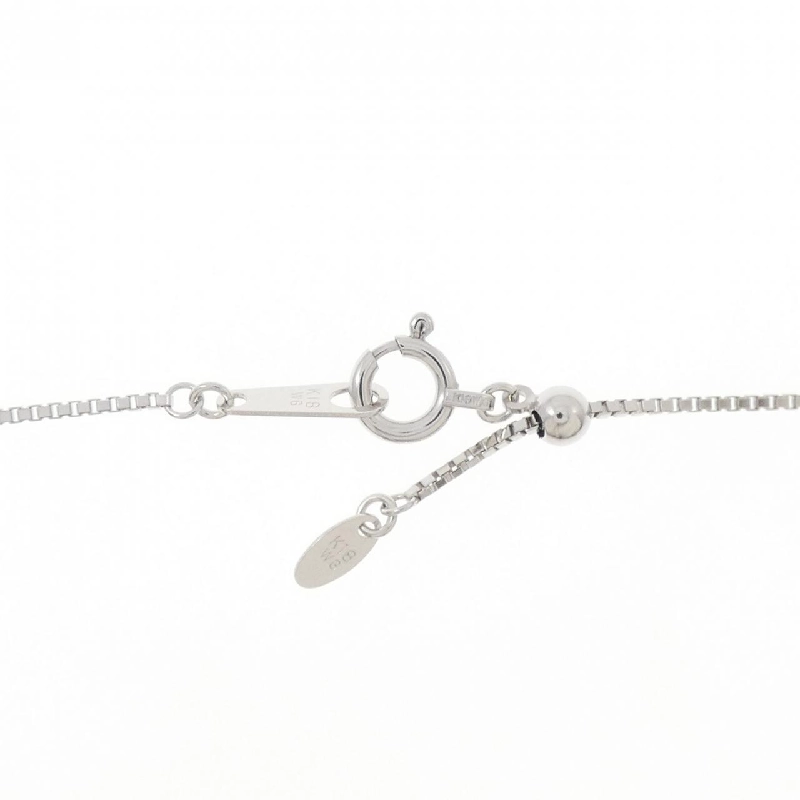 K18WG Dây chuyền kim cương chéo 0.50CT - Hàng hiệu Authentic 858298