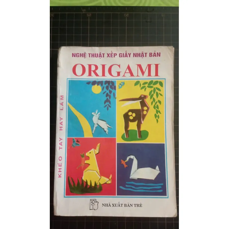 Sách xếp giấy Origami xưa hiếm không còn tái bản. 1025624